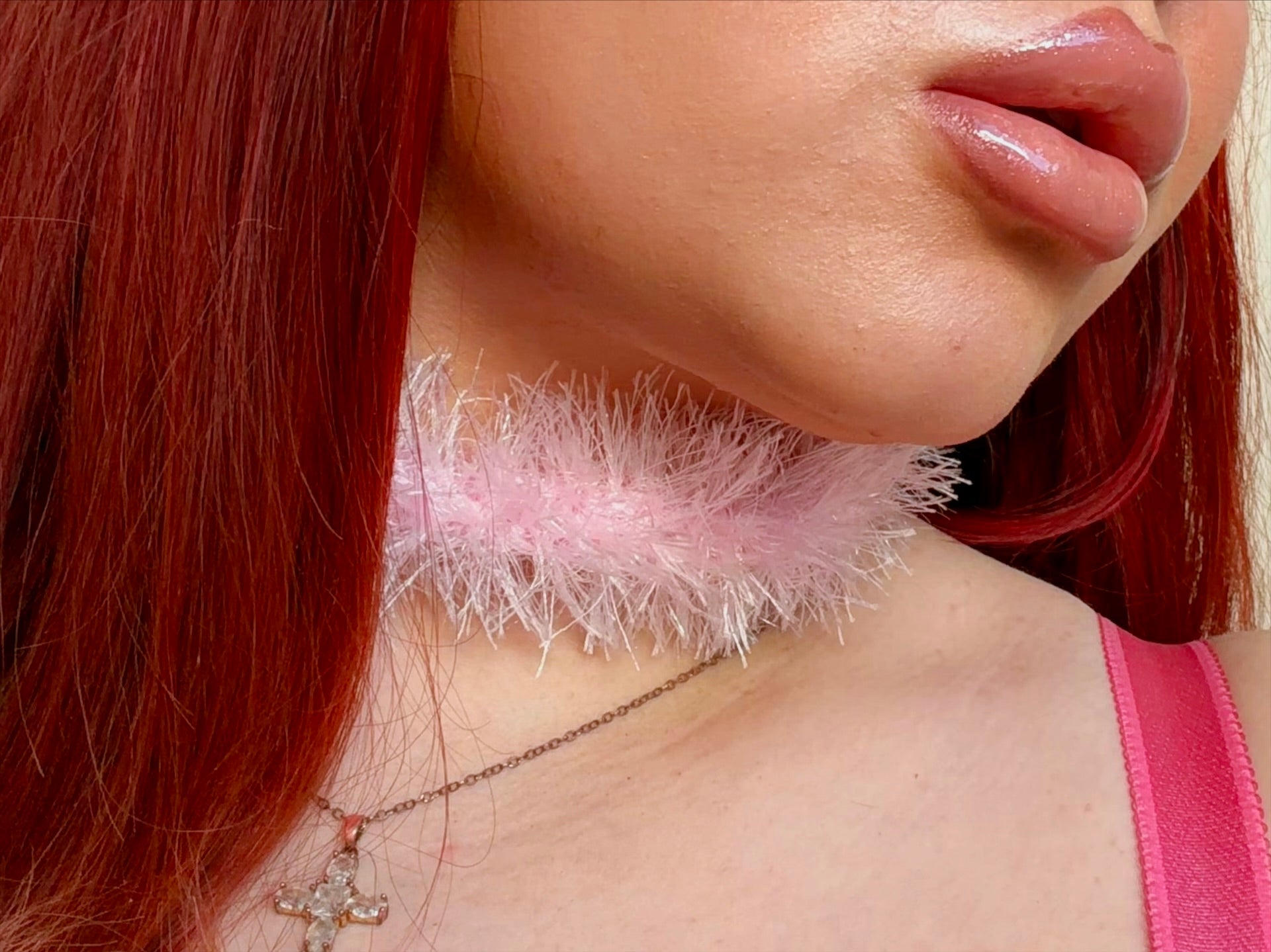 Fluffy Headband/Choker - Baby