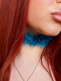 Fluffy Headband/Choker - Disco