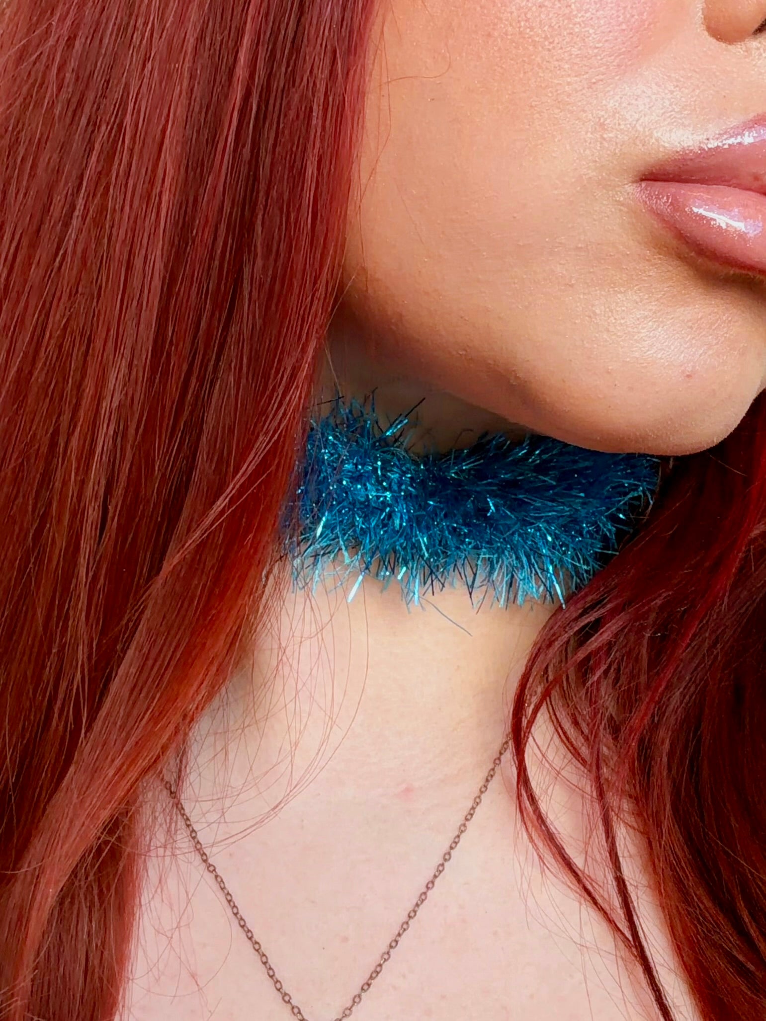Fluffy Headband/Choker - Disco