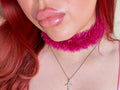 Fluffy Headband/Choker - Diva
