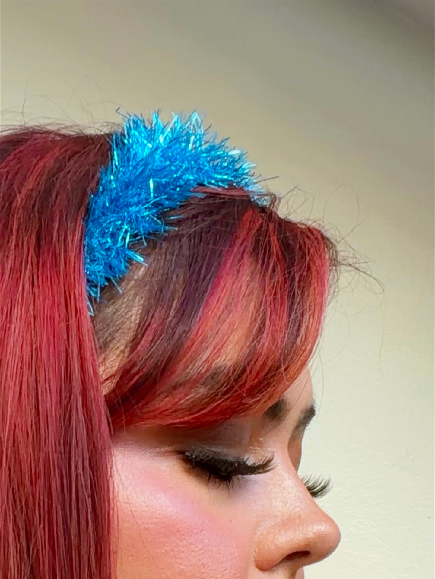 Fluffy Headband/Choker - Disco