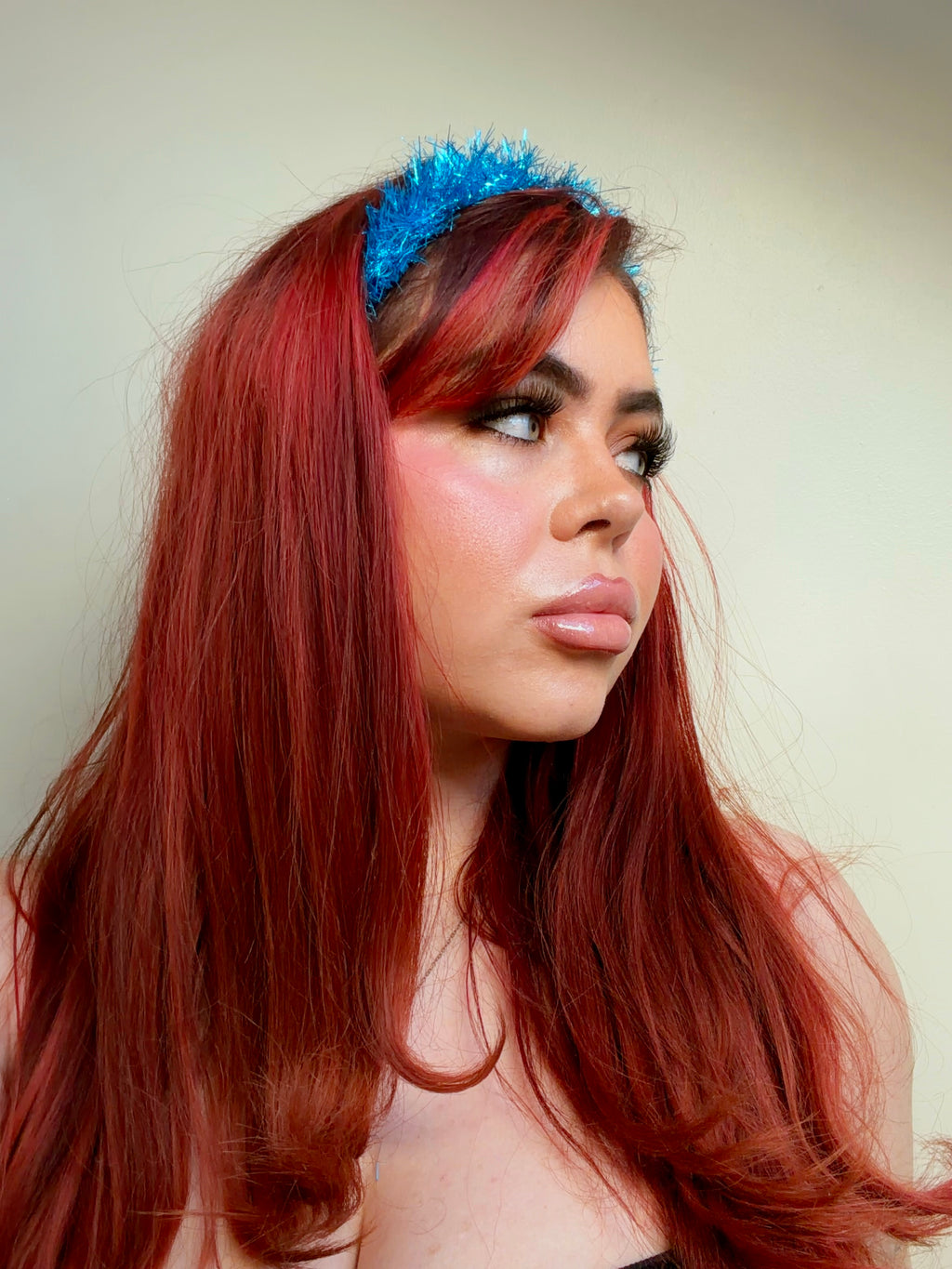 Fluffy Headband/Choker - Disco